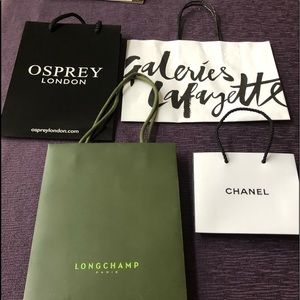 Shopping bags from Europe.